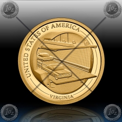 ZDA 2 x 1 Dollar 2021 (American Innovation - Virginia / Bridge-Tunnel) P+D